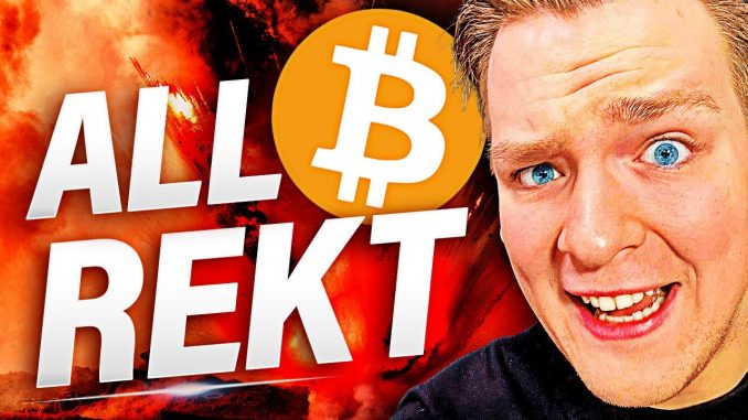 BITCOIN AND ALTCOINS REKT!!! [Emergency update] Calm Down... Or Panic