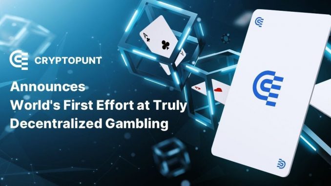 CryptoPunt to Offer World's First Effort at Truly Decentralized Gambling