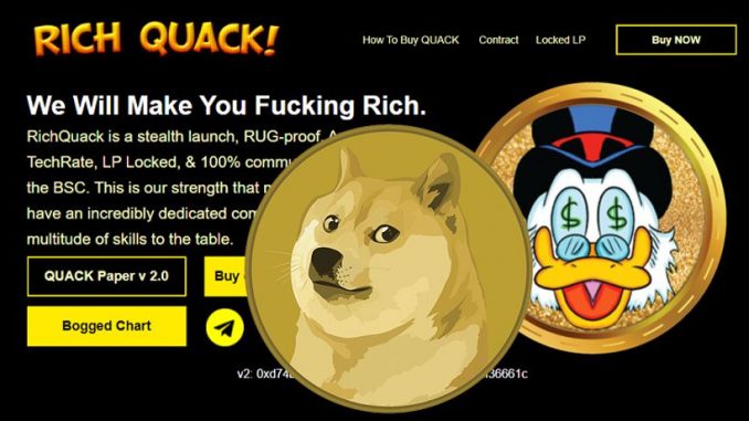 RichQuack — Rising Competitor for Dogecoin