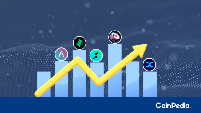 DeFi Space Spikes High, SNX, AAVE, RUNE, Record Double-Digit Gains