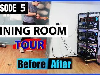 Cryptocurrency Mining Room Reveal After Renovation - Room TOUR | #CryptoMiningAtHome