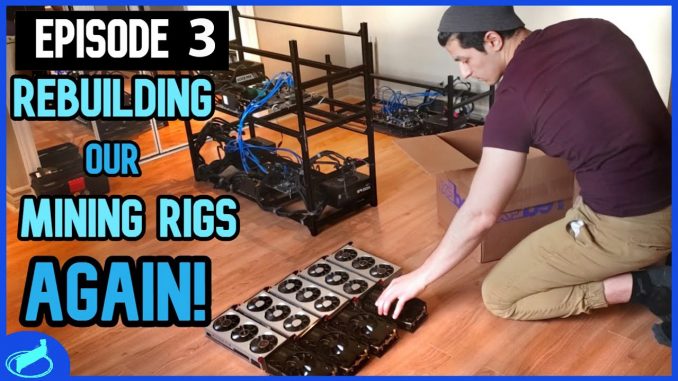 FINALLY Turning Our Mining Rigs Back On! | #CryptoMiningAtHome