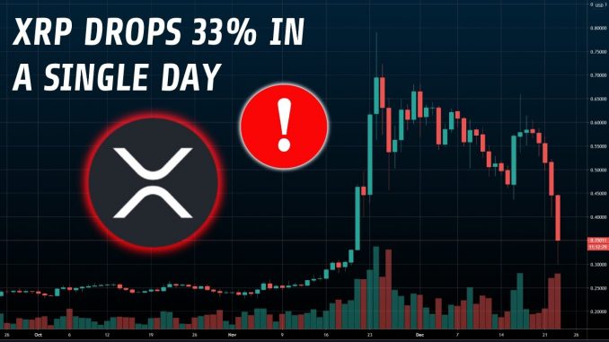 XRP Sells Off 33% In A Single Day | Here's What You Need To Know