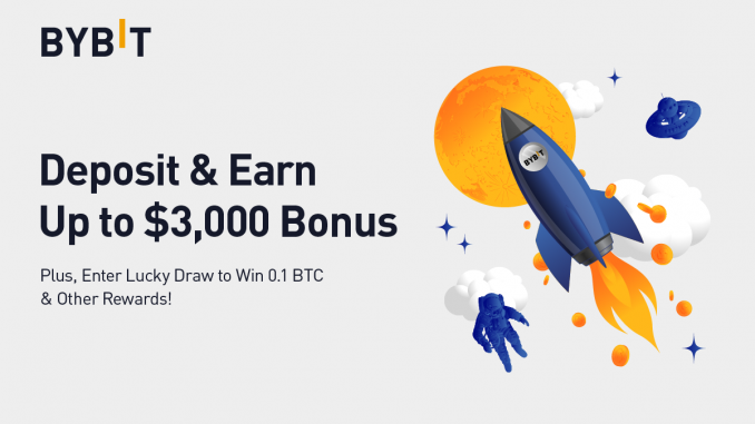 Bybit Is Now Offering 3% Bonuses on Deposits