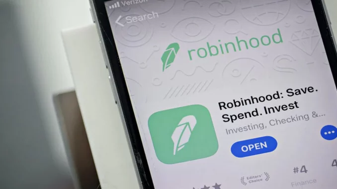 Robinhood Shares Fall as Crypto Trading Revenue Declines Sharply