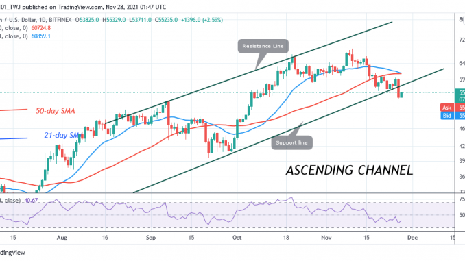 Bitcoin (BTC) Price Prediction: BTC/USD Fails To Sustain Above $58k as Bitcoin Risks $50k Low