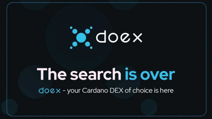 Hype Growing as DOEX Set to Become the First DEX on Cardano