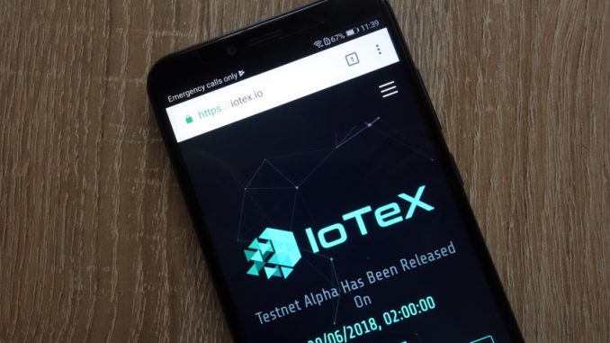 IoTEX (IOTX) up 65% after IoTX delivered a keynote at the DeFiLive event today