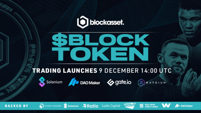 Blockasset's $BLOCK Token Sale Will Supercharge the Sports Industry