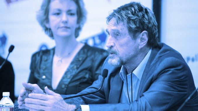 SEC Fines John McAfee’s ICO Partner, Issues Lifetime Ban