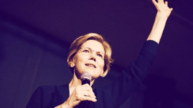 ‘Congress Needs to Act’ on Crypto Says US Senator Elizabeth Warren