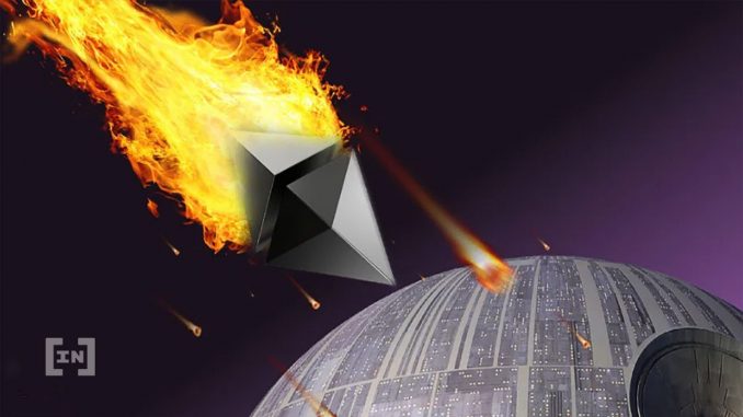 Ethereum (ETH) Price Falls Sharply Despite Merge Set for Early September