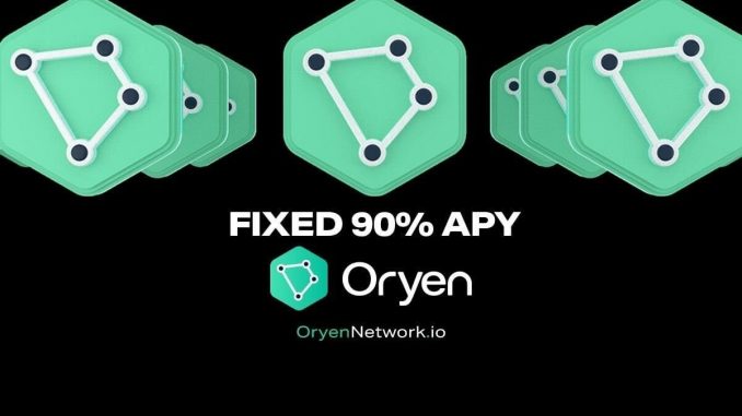 Oryen Network Propels Holders to Nearly 100% Presale Gains