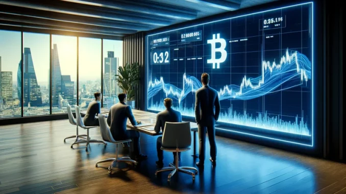 Analysts from Nickel Digital working on crypto indices from an office in London.