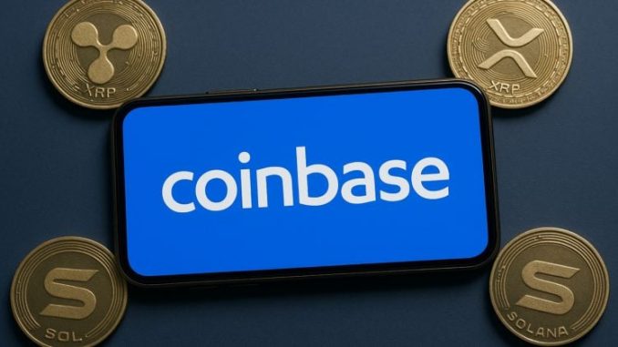 Coinbase to launch 24/7 XRP and Solana futures trading on June 13 as derivatives trade heats up