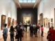 AI generated image of a modern art gallery