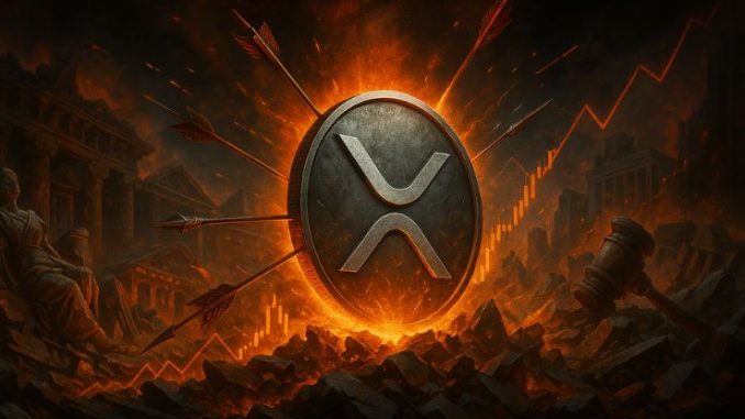 XRP price down 3.95% in 24 hours as market liquidations exceed $1 billion