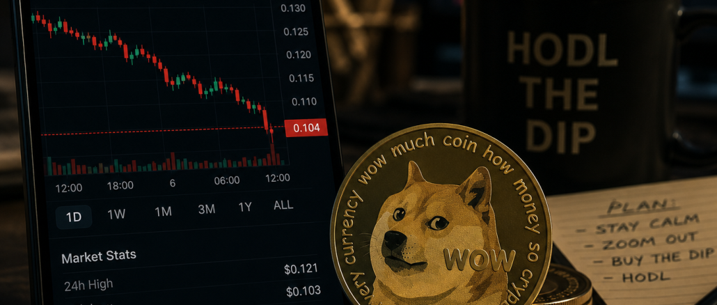 Dogecoin risks dropping below $0.100
