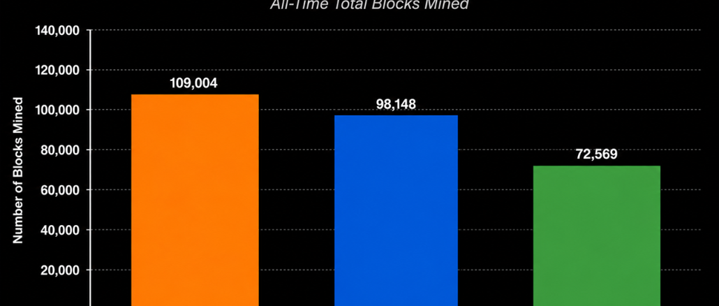 3 Mining Pools Captured Nearly 30% of Bitcoin Blocks Since Launch