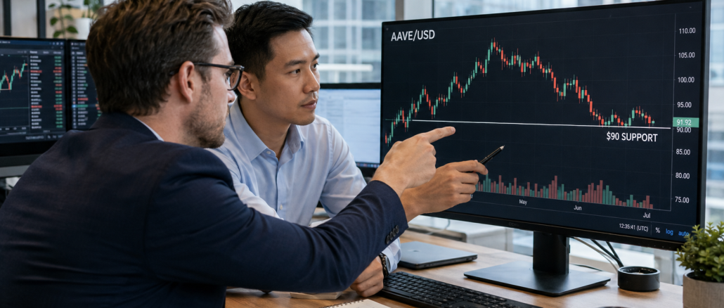 AAVE holds above $90 as protocol deposits rise, but retail demand weakens
