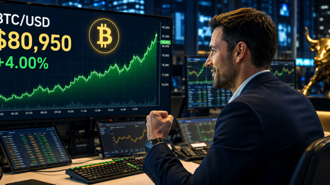 Bitcoin holds above $80,800 as bulls target $85k ahead of NFP