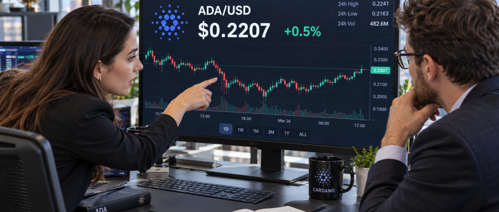 Cardano holds above $0.22 as falling OI signals risk of further losses