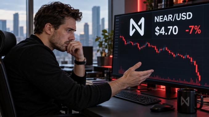 NEAR slips below $5 despite $5.42m ETF inflow